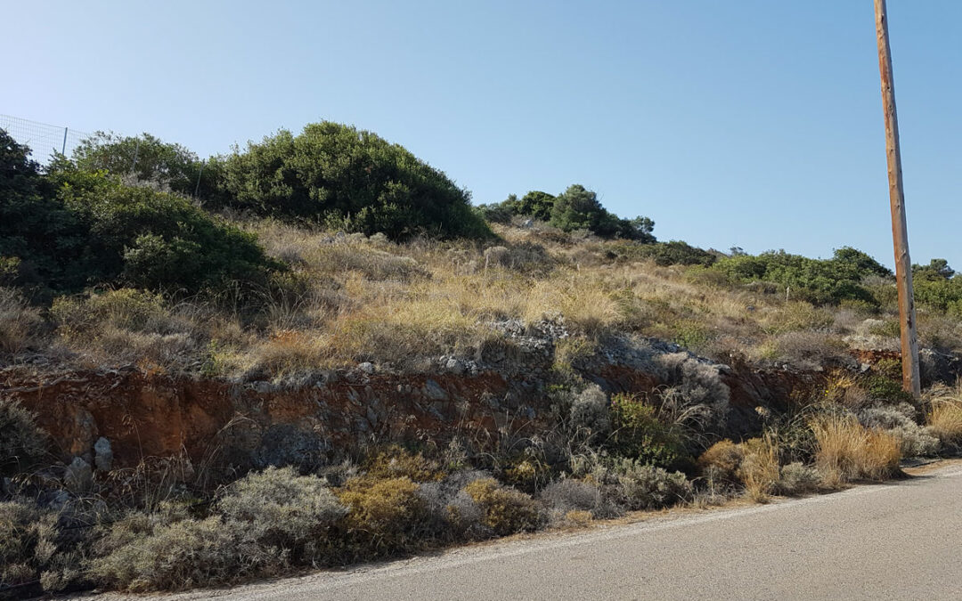Lovely building plot with beautiful sea views