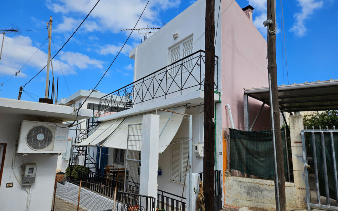 Semi-detached house in the old part of the village.